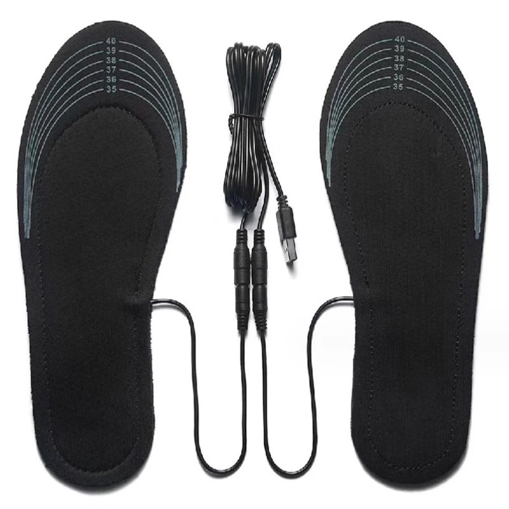USB Heated Shoe Insoles For Winter Foot Warmth And Outdoor Comfort 10