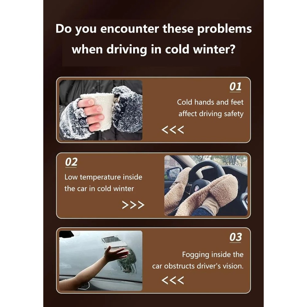 Xiaomi Portable 12V24V Car Heater Fan 150W Windshield Defogger Winter Cabin Warmer 7