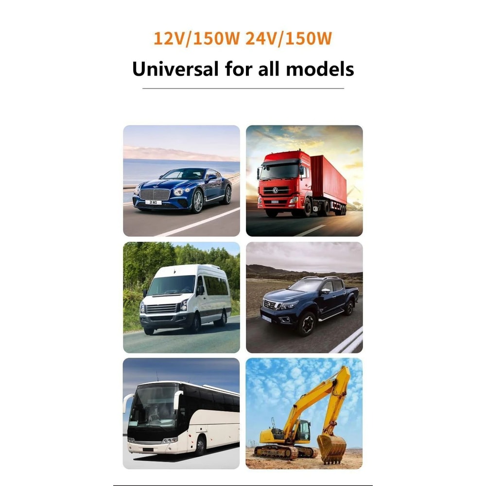 Xiaomi Portable 12V24V Car Heater Fan 150W Windshield Defogger Winter Cabin Warmer 9