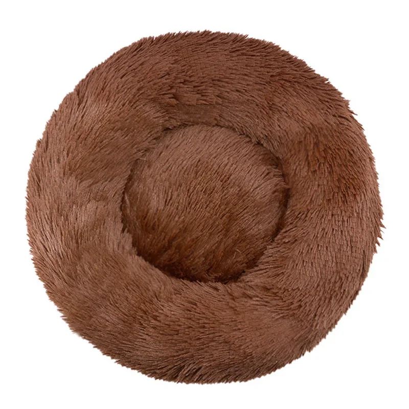UltraSoft Plush Round Pet Bed For Dogs Cats 1635 In 6