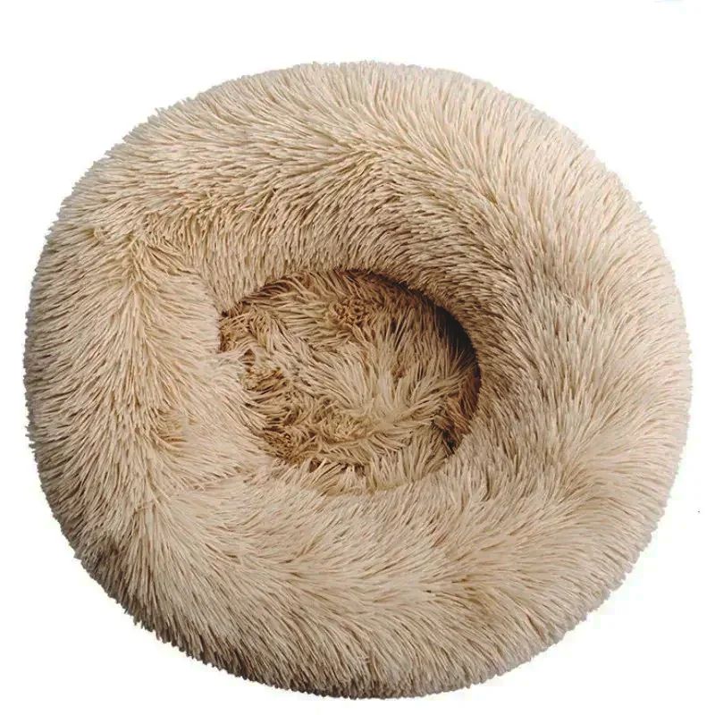 UltraSoft Plush Round Pet Bed For Dogs Cats 1635 In 10
