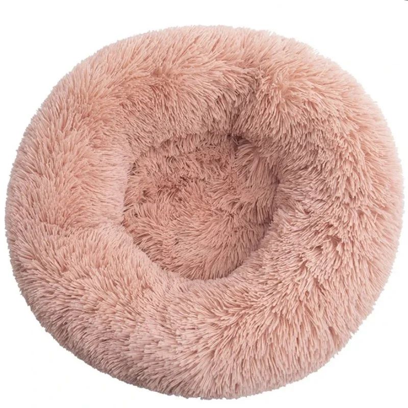 UltraSoft Plush Round Pet Bed For Dogs Cats 1635 In 11