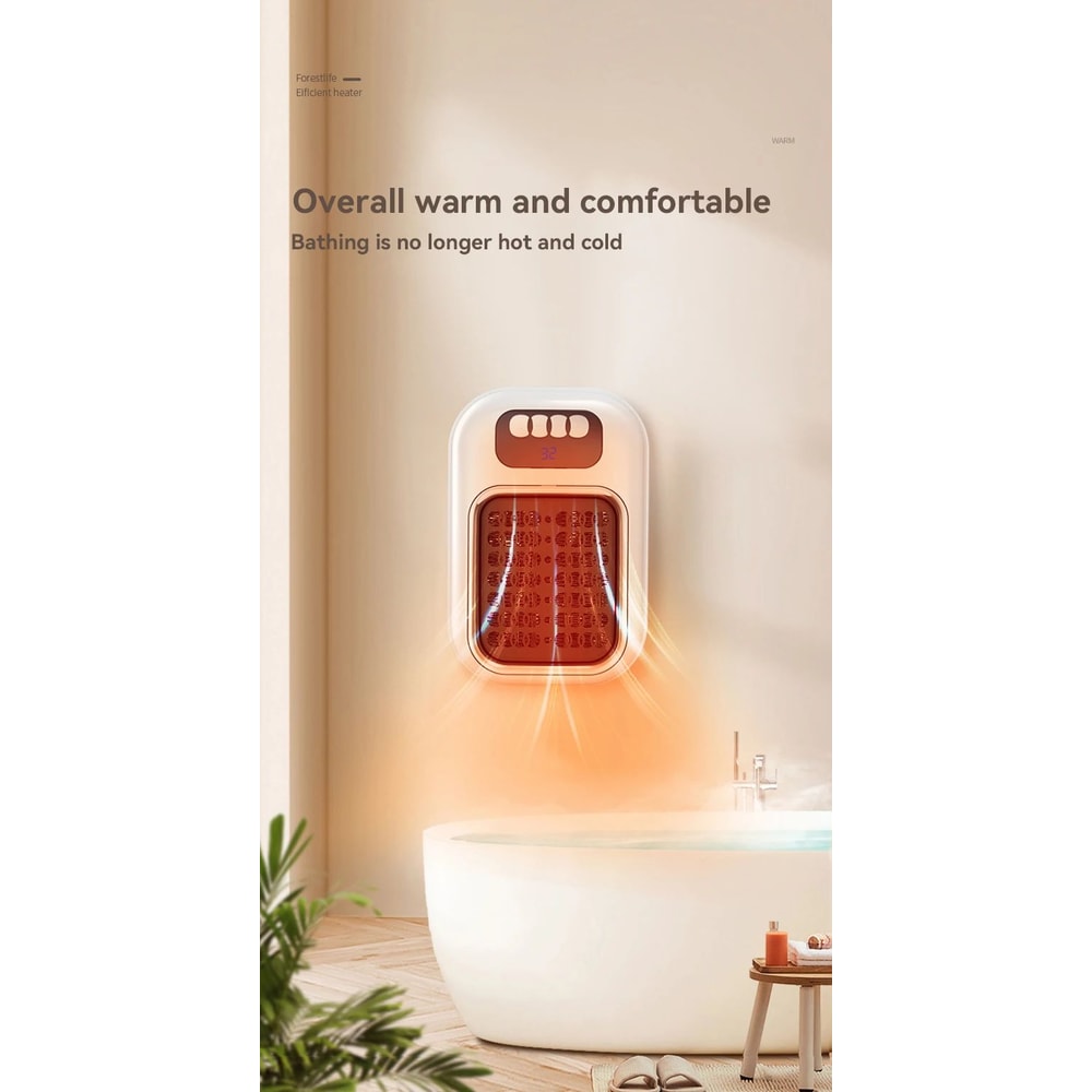 Xiaomi Compact WallPlug Portable Room Heater With Timer Adjustable Thermostat 11