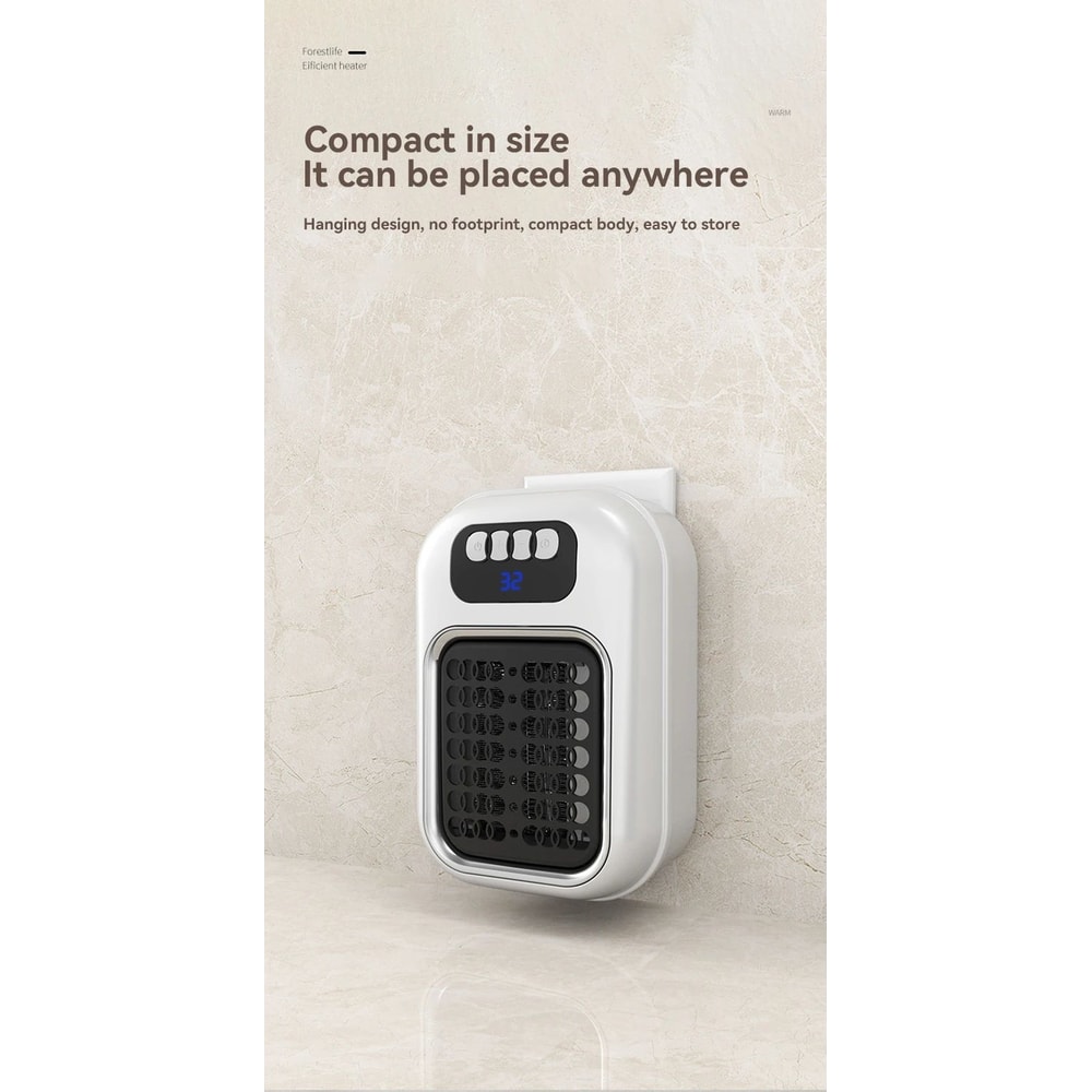Xiaomi Compact WallPlug Portable Room Heater With Timer Adjustable Thermostat 17