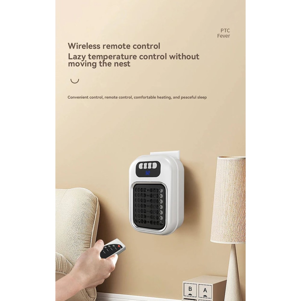 Xiaomi Compact WallPlug Portable Room Heater With Timer Adjustable Thermostat 19