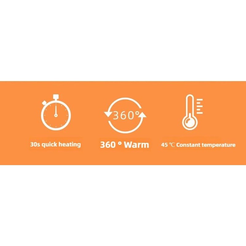 USB Electric Foot Warmer Heating Pad For UnderDesk Comfort 10