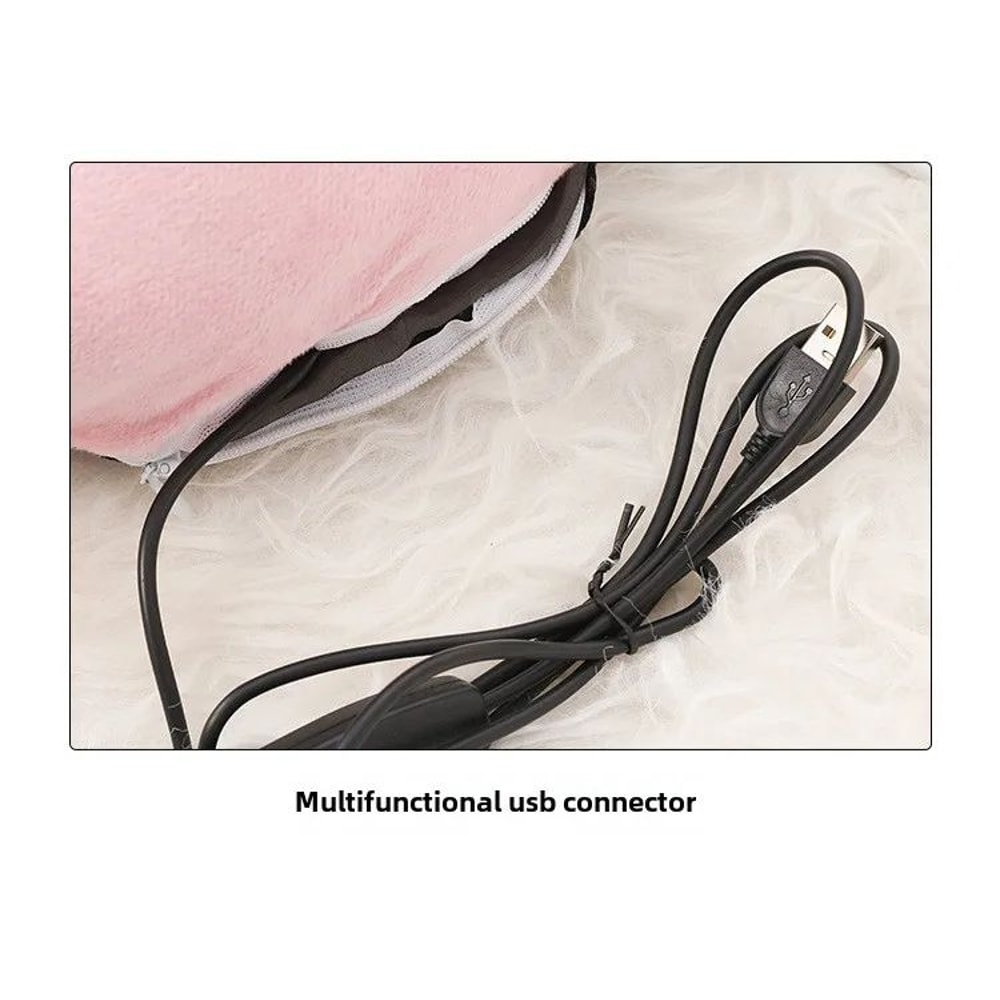 USB Electric Foot Warmer Heating Pad For UnderDesk Comfort 12