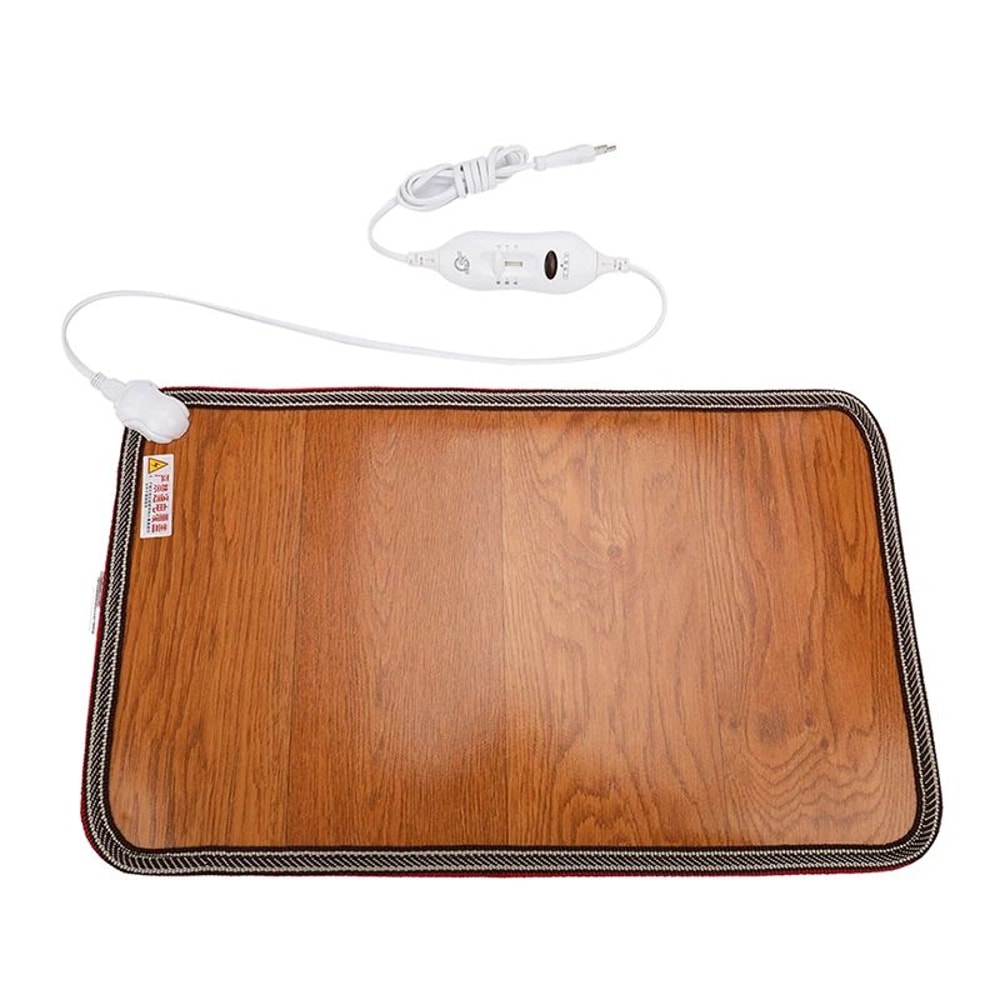 Electric Heated Foot Mat With Thermostat Cozy UnderDesk Foot Leg Warmer For Home And Office 2