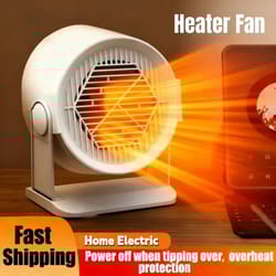 mini electric heater for desk & office – fast heating compact indoor warm air heater
