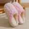 Warm Cotton House Slippers For Women Couples Soft Fluffy Indoor Flat Shoes 9