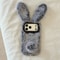 Premium Furry Rabbit Plush Phone Case Cute 3D ShockResistant IPhone Cover 7