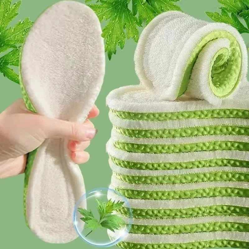 Premium Wool Thermal Insoles With Arch Support Shock Absorption 3