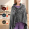 AllSeason Portable USB Heated Blanket Electric Heating Shawl Washable Rechargeable Outdoor Warmin 1
