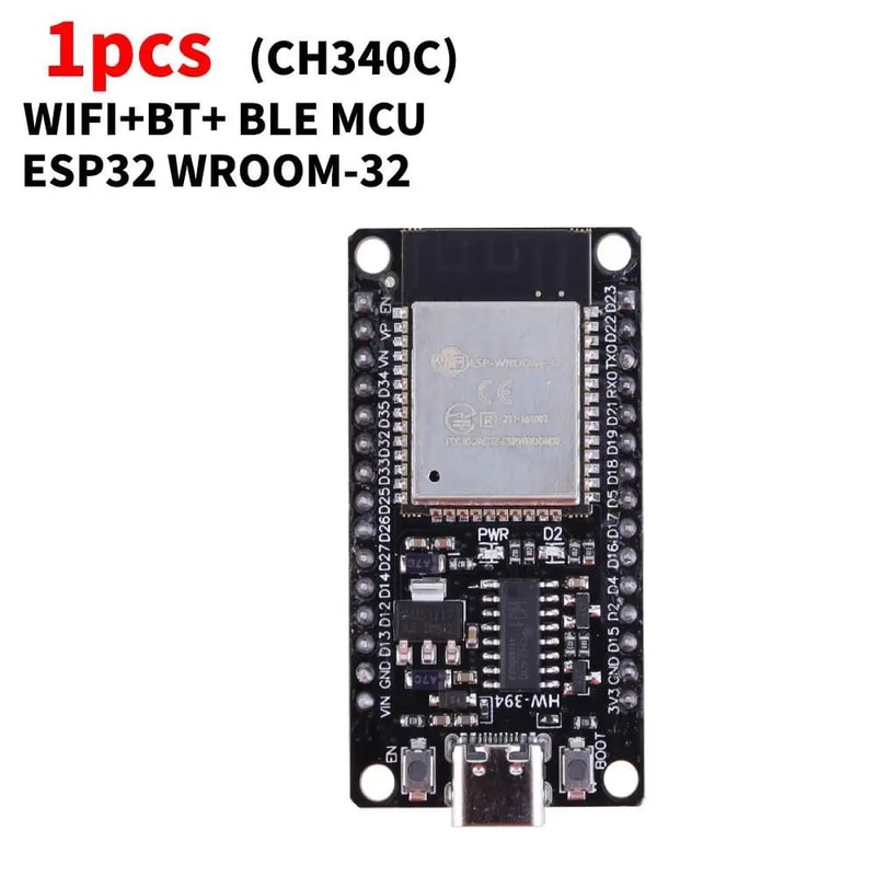 ESP32 WROOM32 Wireless Development Board With USBC Dual Connectivity 6