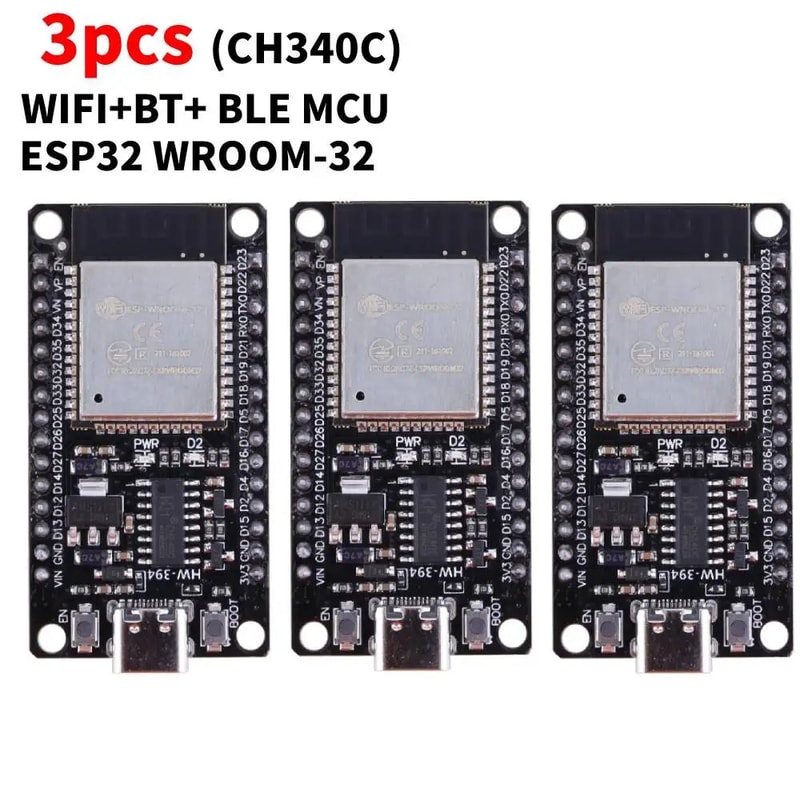 ESP32 WROOM32 Wireless Development Board With USBC Dual Connectivity 8