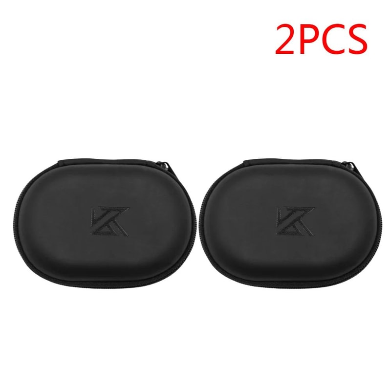 PU Zipper Earphone Storage Case Portable Headphone Organizer For KZ Earphones 7