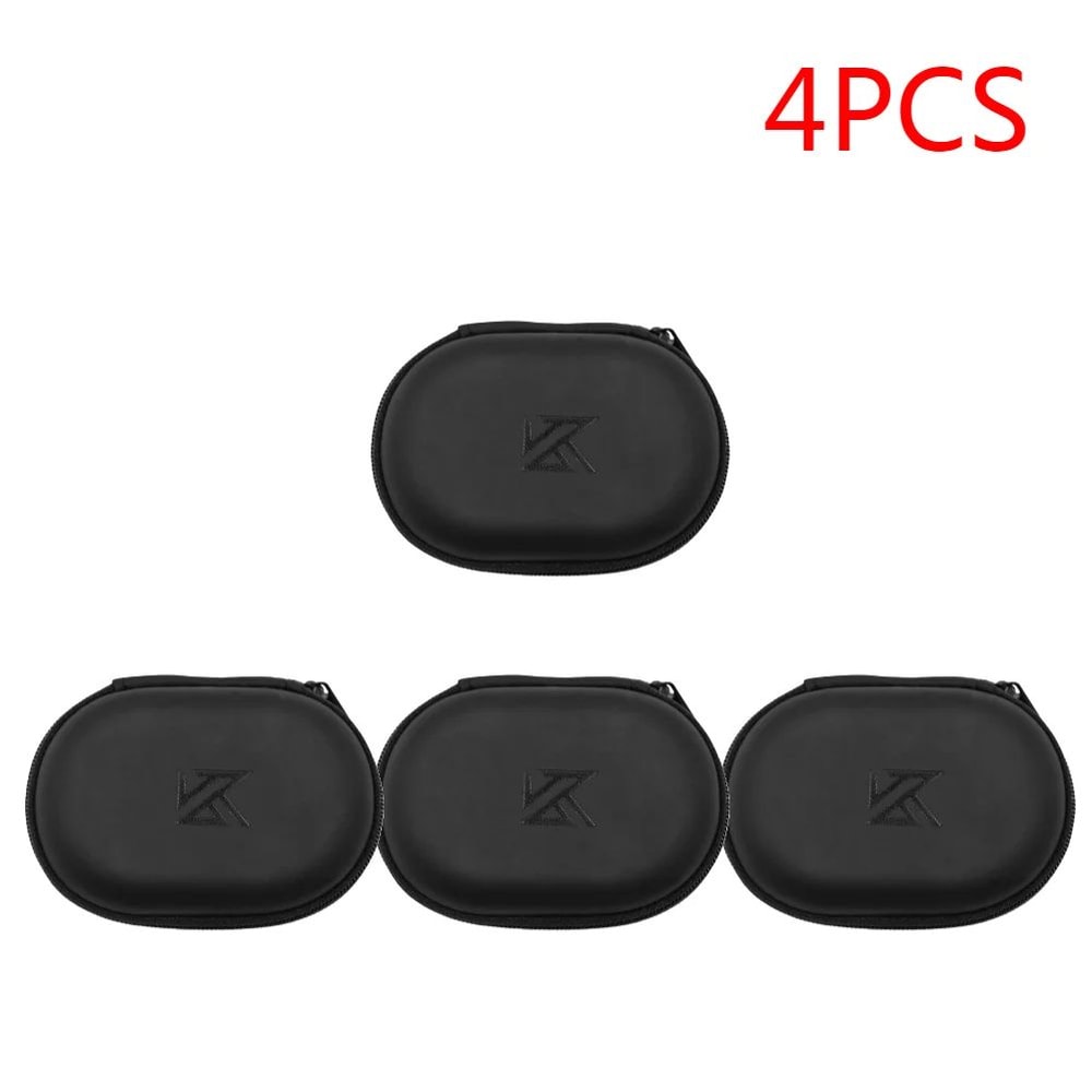 PU Zipper Earphone Storage Case Portable Headphone Organizer For KZ Earphones 9