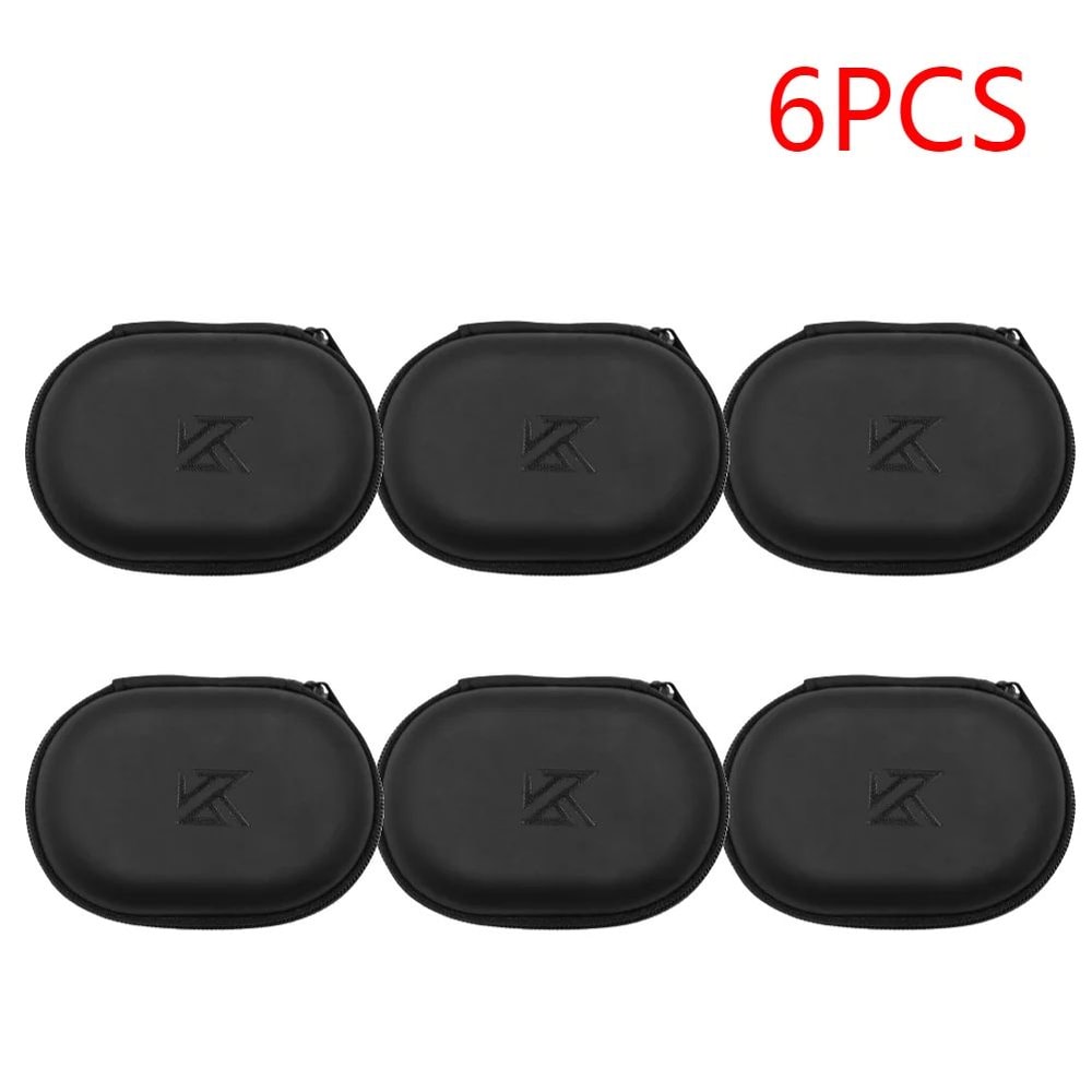 PU Zipper Earphone Storage Case Portable Headphone Organizer For KZ Earphones 11