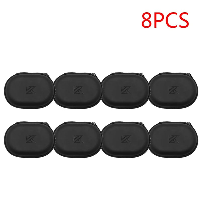 PU Zipper Earphone Storage Case Portable Headphone Organizer For KZ Earphones 12