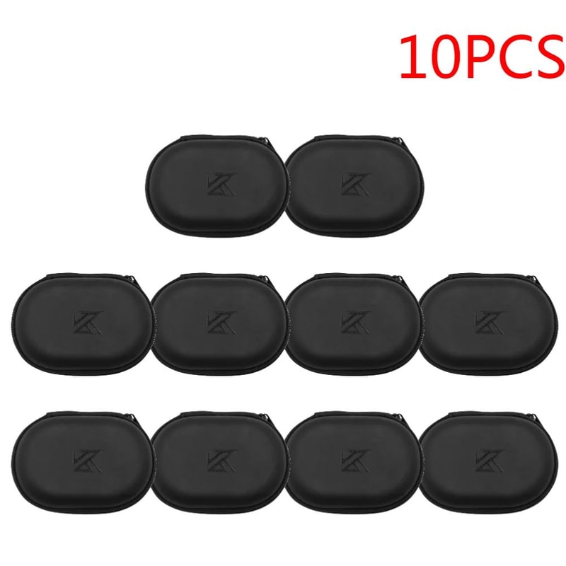 PU Zipper Earphone Storage Case Portable Headphone Organizer For KZ Earphones 13