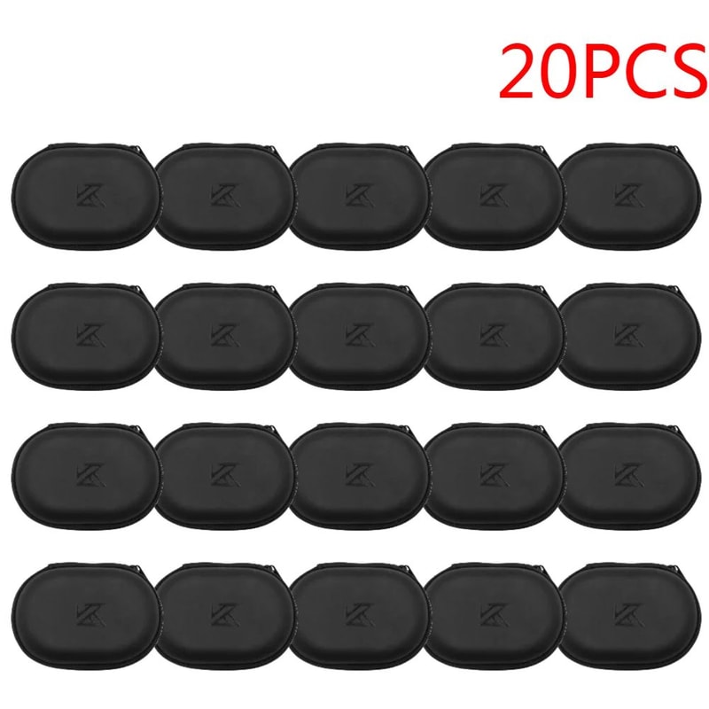 PU Zipper Earphone Storage Case Portable Headphone Organizer For KZ Earphones 15