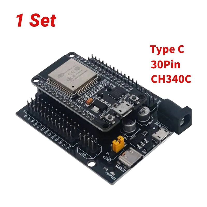 ESP32 DevKitC USBC WiFi Bluetooth Development Board CH340C DualCore UltraLow Power 7