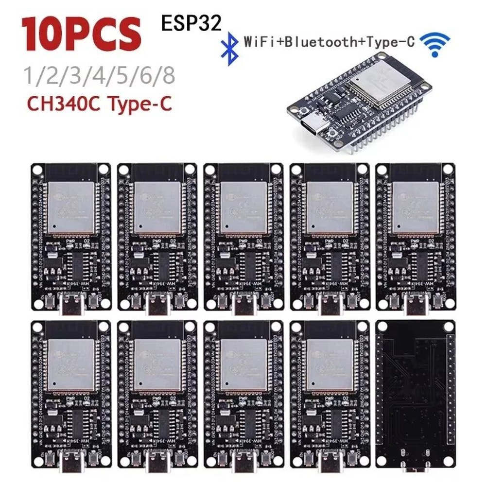 ESP32 TypeC Development Board With WiFi Bluetooth For Smart Projects 0