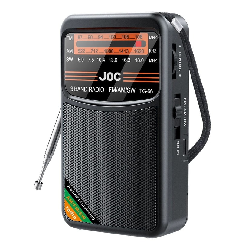 Emergency Pocket Radio FM AM SW Rechargeable Portable Radio 7