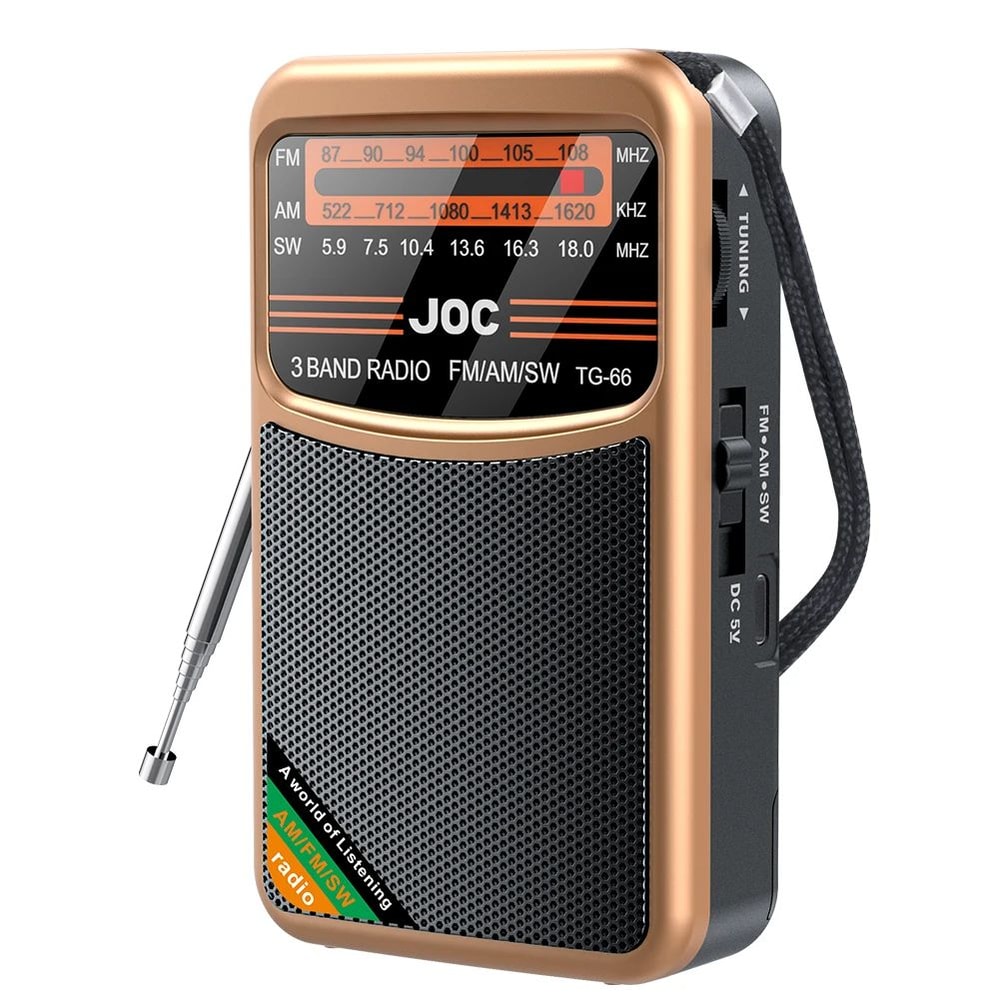 Emergency Pocket Radio FM AM SW Rechargeable Portable Radio 9