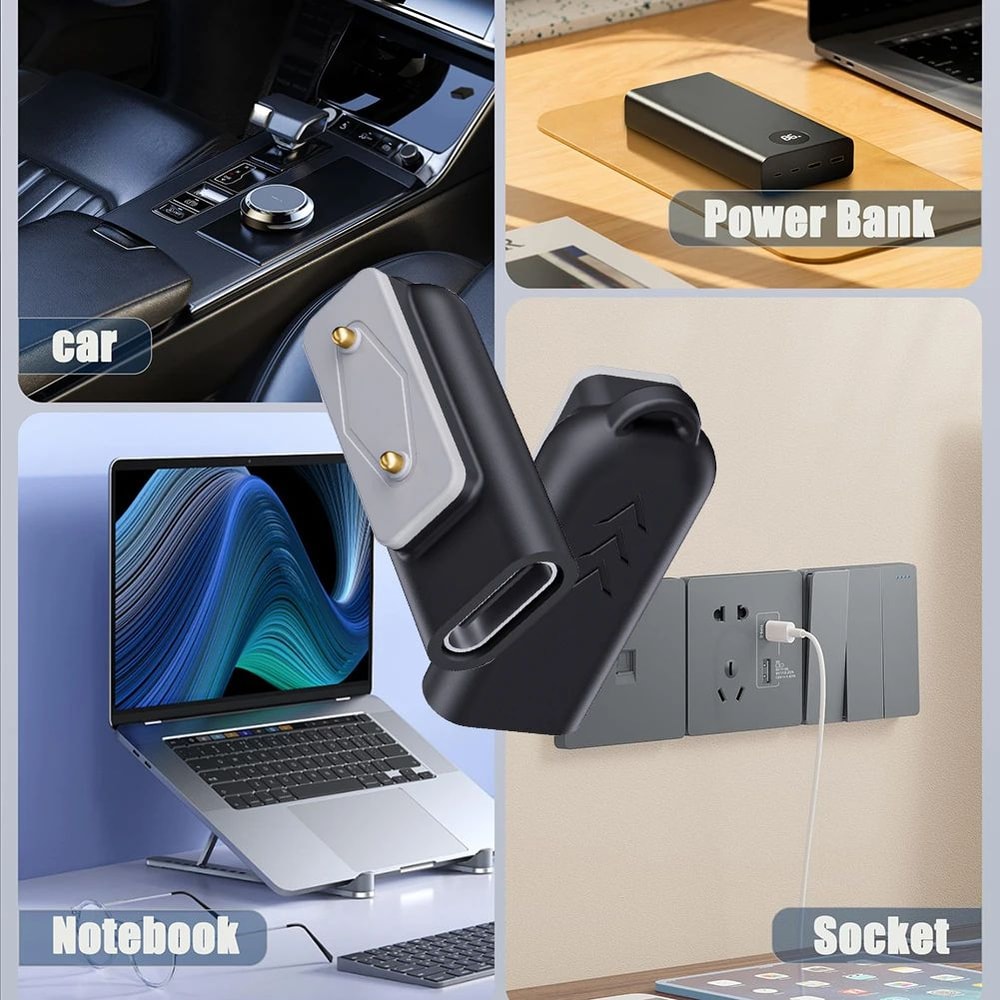 RightAngle USBC Watch Charger Adapter For Samsung Galaxy Fit Huawei Watch Fit 3