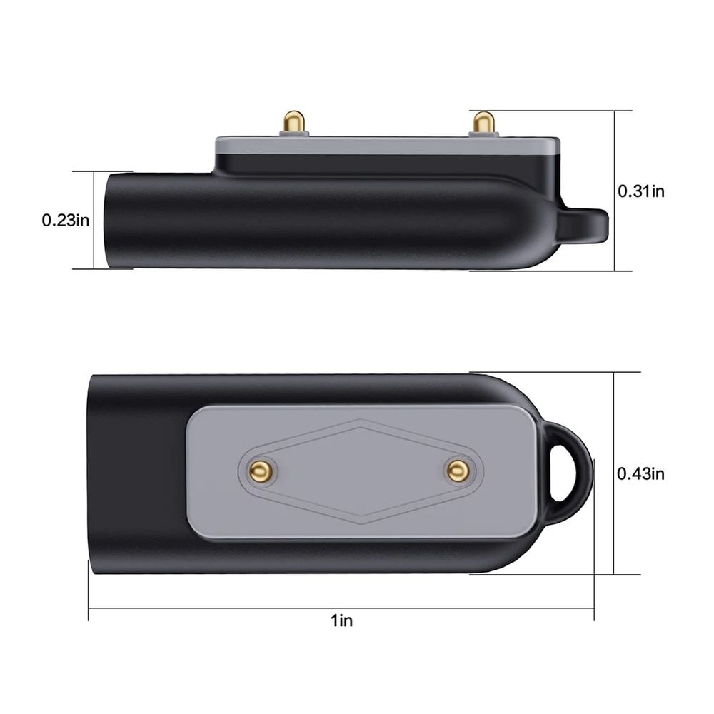 RightAngle USBC Watch Charger Adapter For Samsung Galaxy Fit Huawei Watch Fit 5