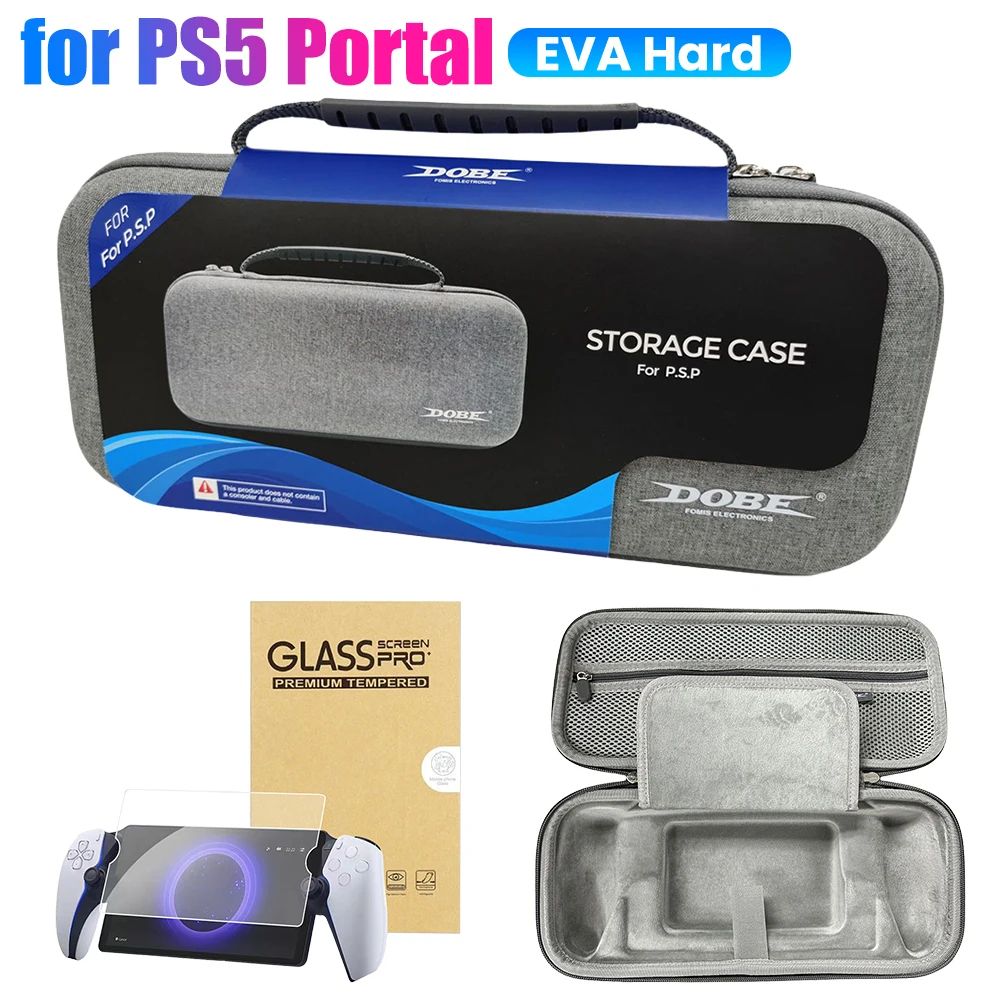 PS5 Portal EVA Travel Carrying Case Shockproof Protective Storage Bag For PlayStation 5 Portal 0