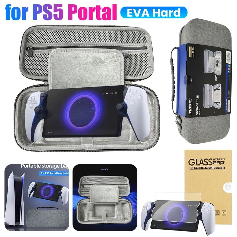 PS5 Portal EVA Travel Carrying Case Shockproof Protective Storage Bag For PlayStation 5 Portal 1