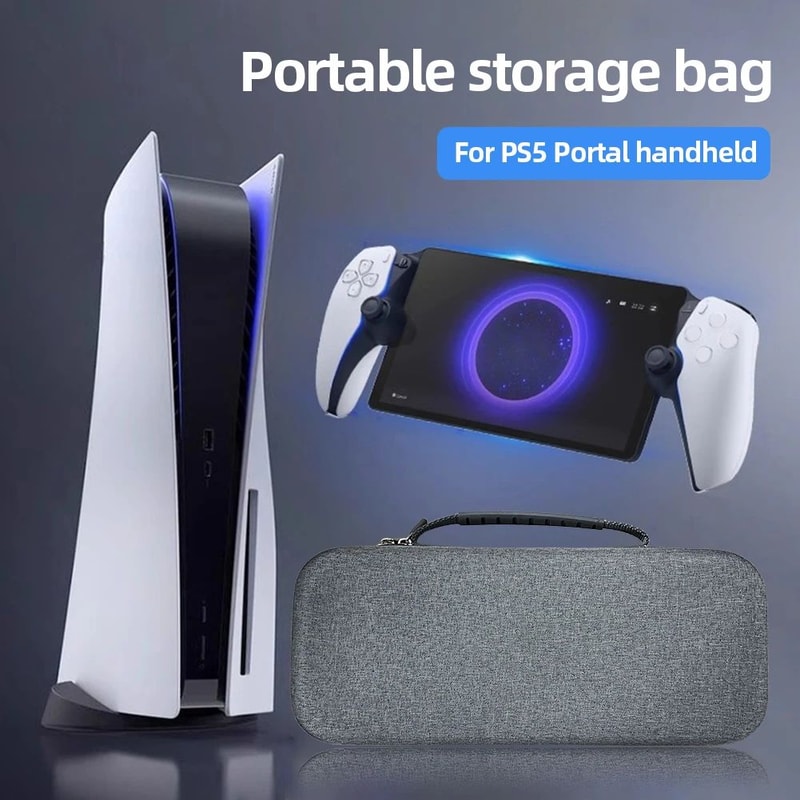 PS5 Portal EVA Travel Carrying Case Shockproof Protective Storage Bag For PlayStation 5 Portal 4
