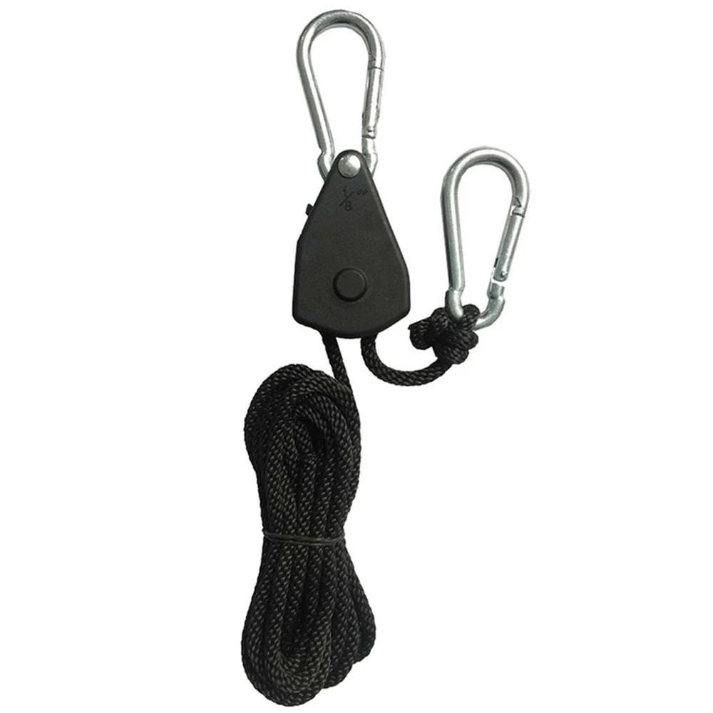 Ultimate Outdoor Tent Ratchet Rope Tensioner Set Adjustable Camping Guyline Pulley System 6