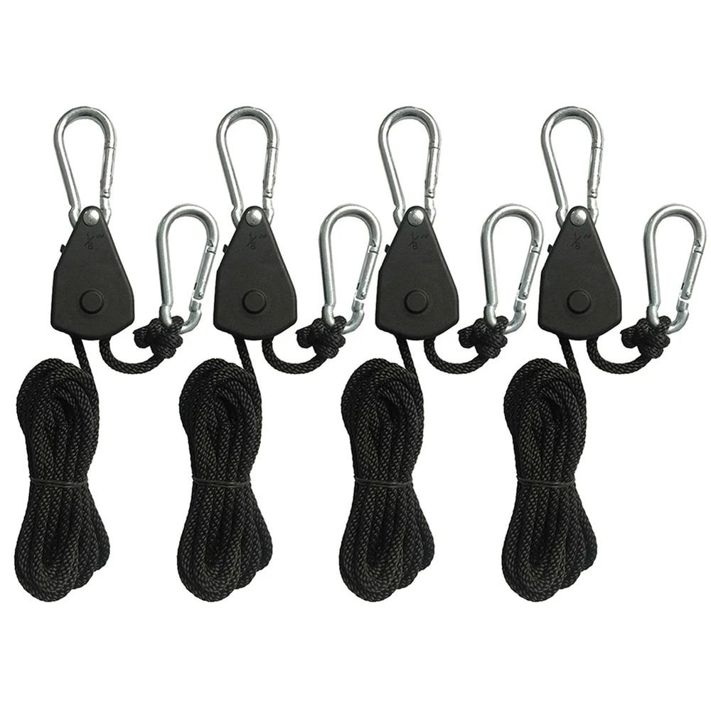 Ultimate Outdoor Tent Ratchet Rope Tensioner Set Adjustable Camping Guyline Pulley System 8