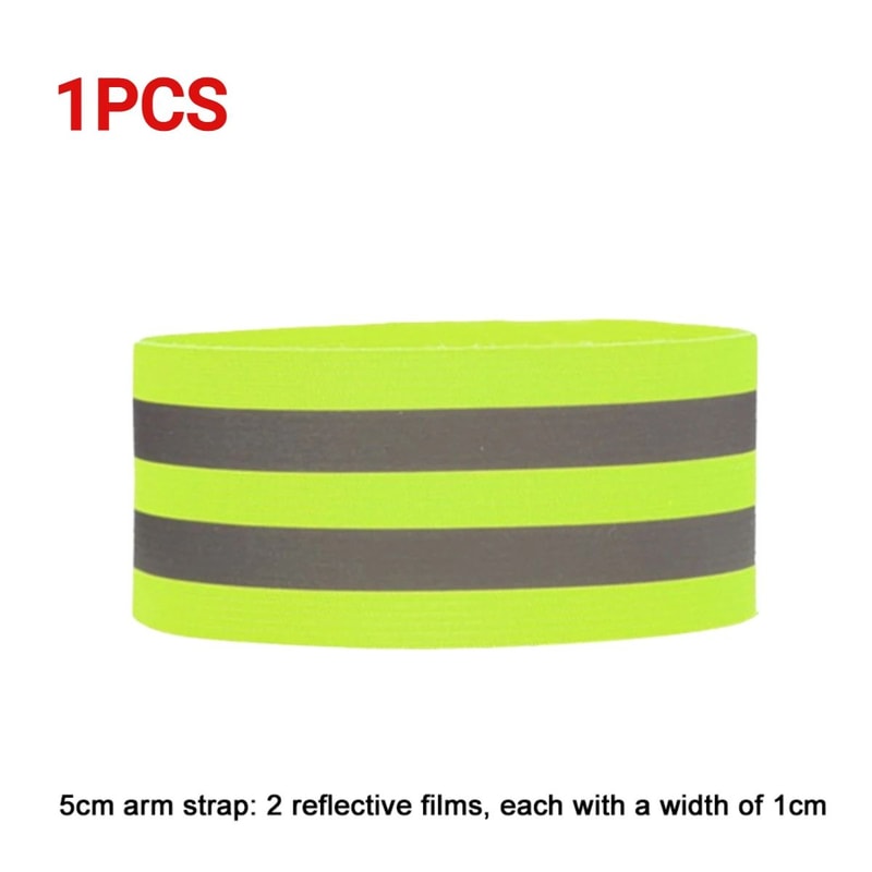 Reflective Safety Bands For Night Running Walking Cycling Adjustable Elastic Wrist Ankle Arm Str 7