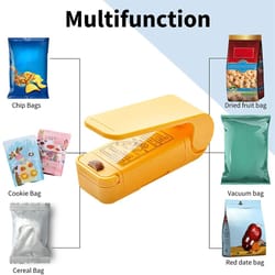 portable mini heat bag sealer for food storage & snack bags