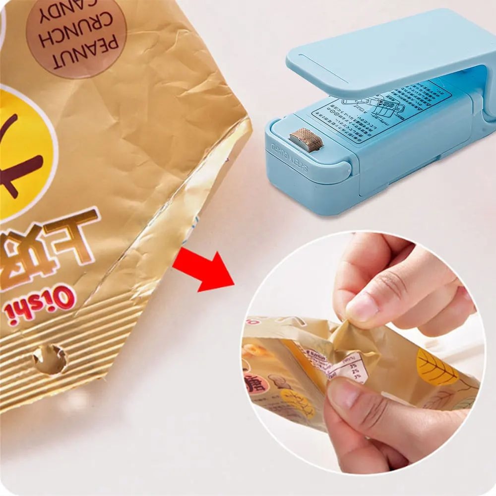 Portable Mini Heat Bag Sealer For Food Storage Snack Bags 3