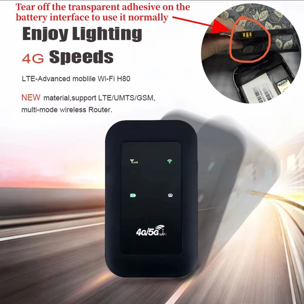 UltraConnect 4G LTE WiFi Router Portable Hotspot With SIM Card Slot Signal Booster 1