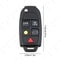 Volvo 5Button Flip Key Case Replacement For S60 S80 V70 XC90 1