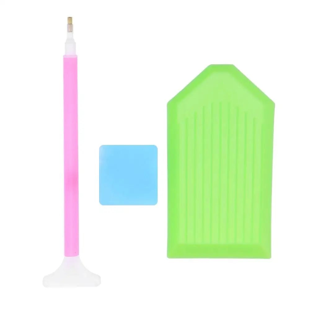 DIY Diamond Painting Tool Kit With 5D Embroidery Pen Tweezers Glue Precision Accessories Set 8