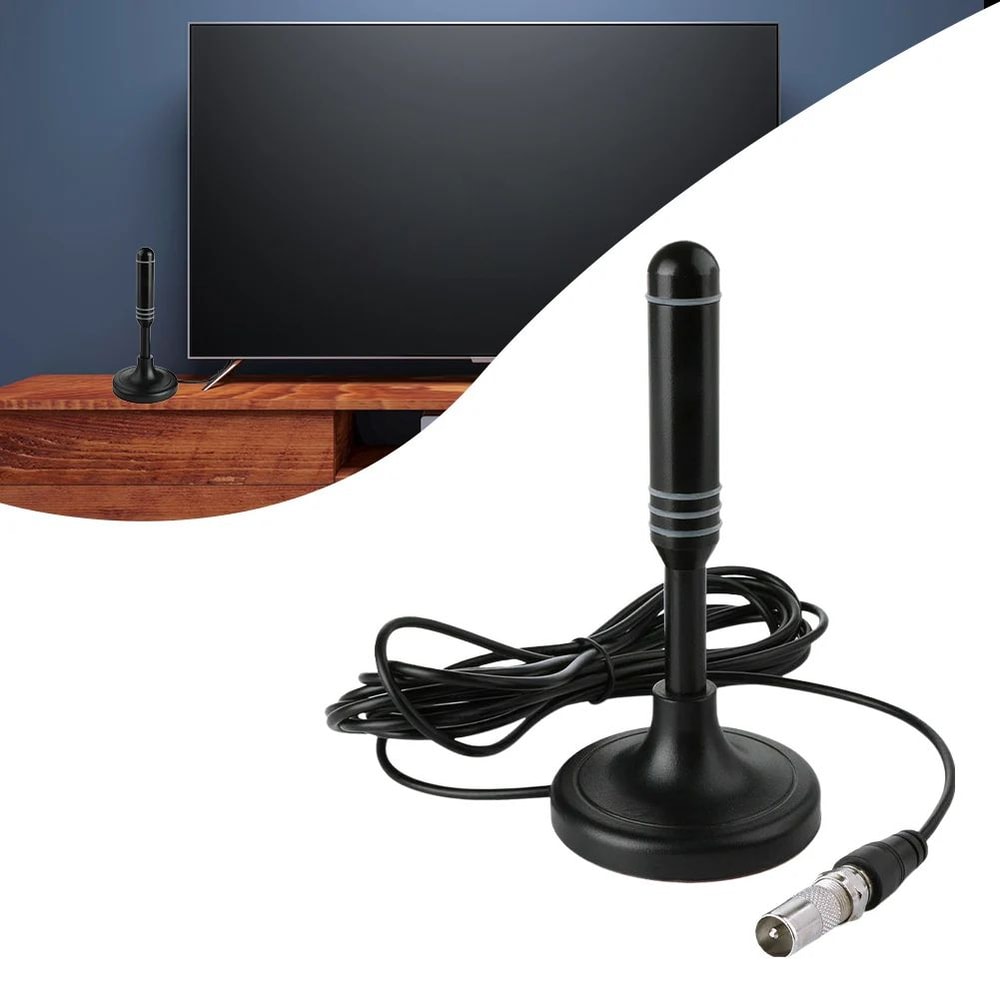 Portable Digital TV Antenna For Indoor Outdoor Use HD Freeview Signal Booster For Smart TVs 0