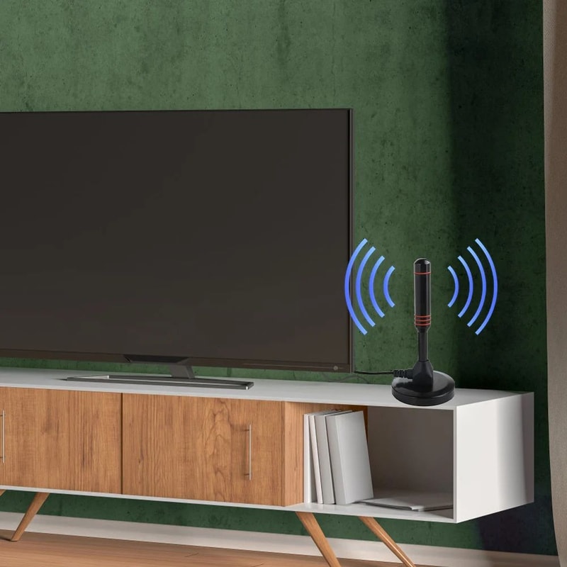 Portable Digital TV Antenna For Indoor Outdoor Use HD Freeview Signal Booster For Smart TVs 3