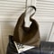 Vintage Suede Hobo Shoulder Bag Large Capacity Retro Work Tote For Women 11