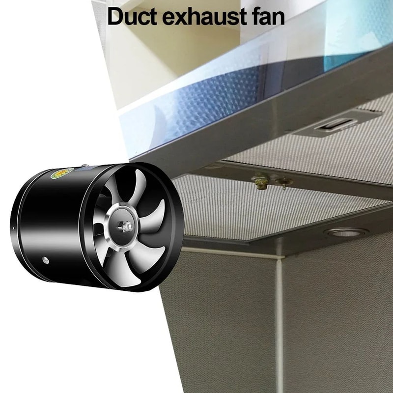 LowNoise Metal Duct Exhaust Fan For Bathroom Kitchen Ventilation 48 Inch 4