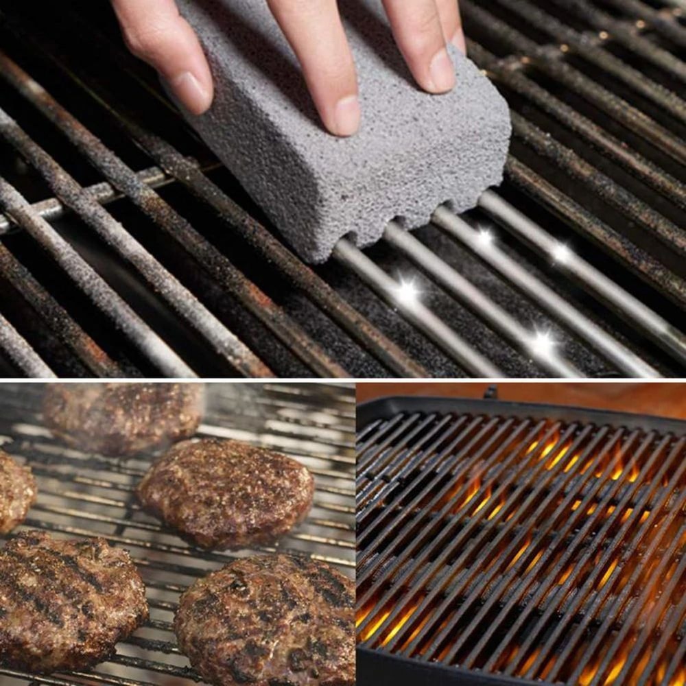 HeavyDuty BBQ Grill Cleaning Pumice Brick For Effortless Grate Cleaning 3