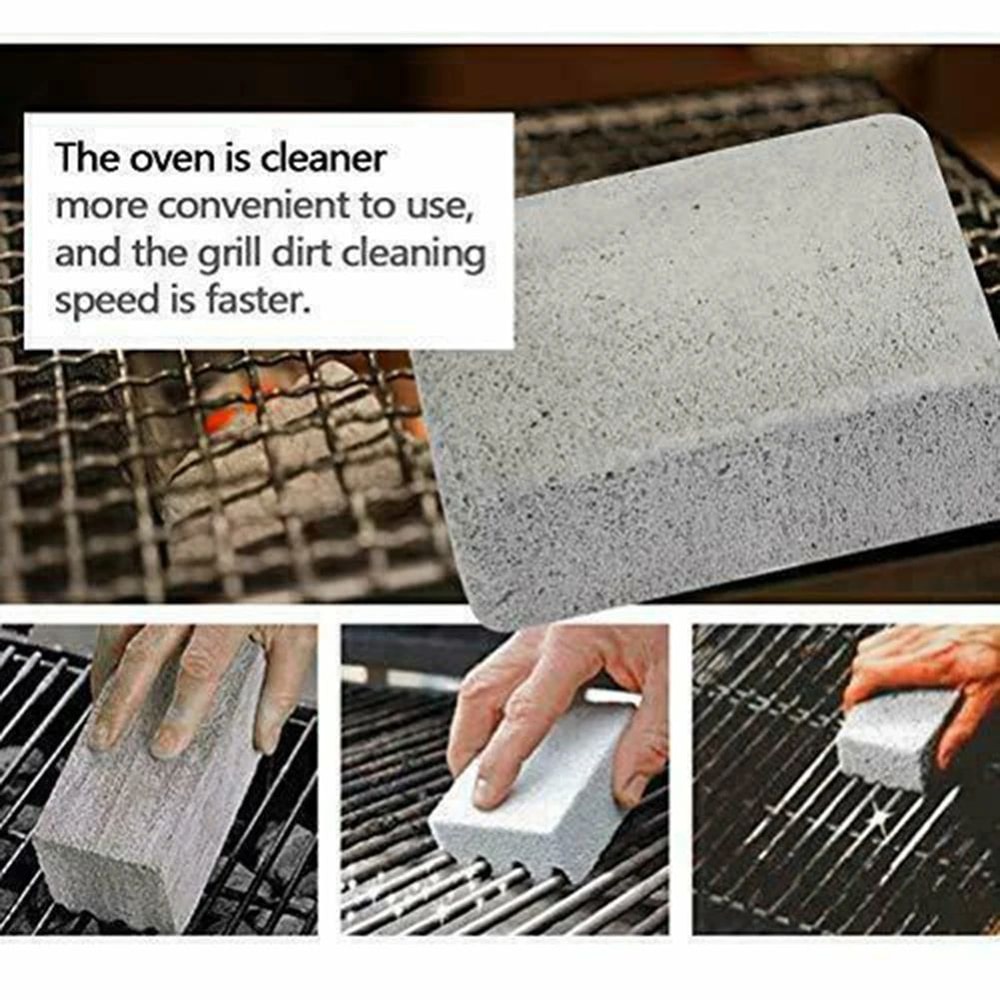HeavyDuty BBQ Grill Cleaning Pumice Brick For Effortless Grate Cleaning 4