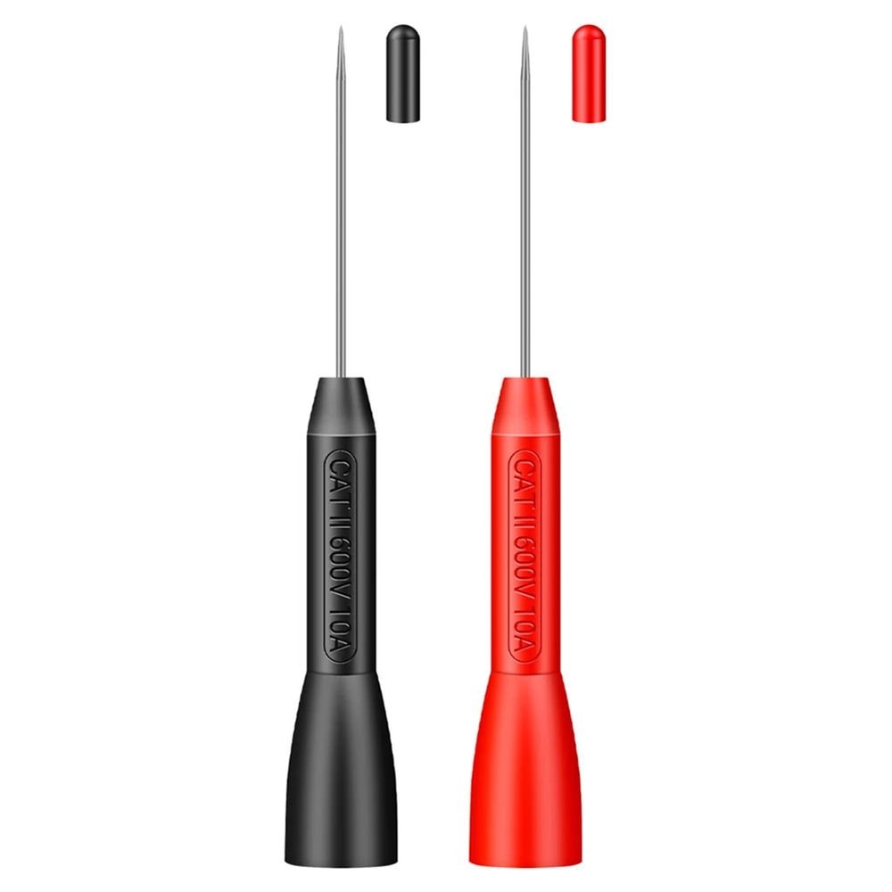 Insulation Piercing Needles Multimeter Test Probes 600V 10A Automotive Electrical Testing Tool 2pc 2
