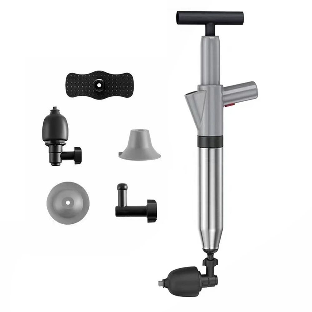 HighPressure Drain Plunger For Toilets Sinks Showers 7
